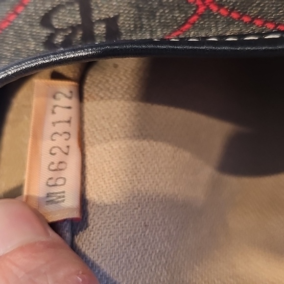 Dooney & Bourke Vintage/Y2K Small Signature Logo Canvas Shoulder Bag EUC - Picture 8 of 10